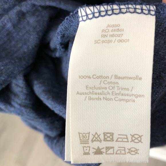 Navy Boden Pom Pom dress adorable! Size 6L - Picture 7 of 7